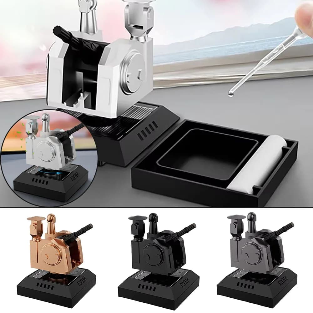 Deodorant for Solar Cars, Portable Deodorant, Auto Perfume Device, Grigia Alloy Design