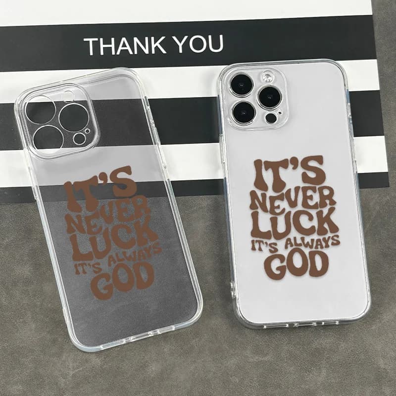 Phone Case with Inspirational Word, UV Printed, Full 360 Degree Protection for iPhone 16 15 14 13 12Pro Max