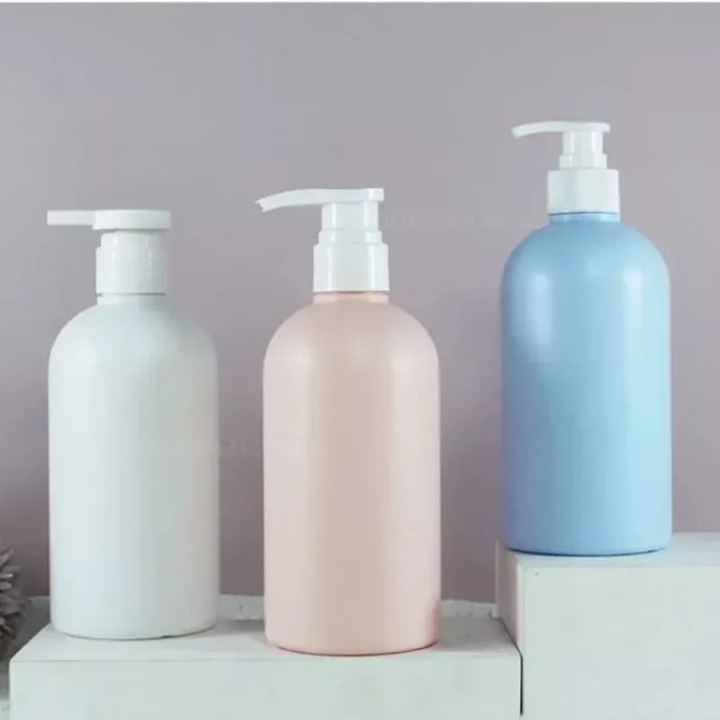 Bottiglia di Shampoo per lozione con pompa di plastica vuota contenitore cosmetico da 500ml bottiglia di Gel doccia per animali domestici bottiglie riutilizzabili Dispenser di sapone