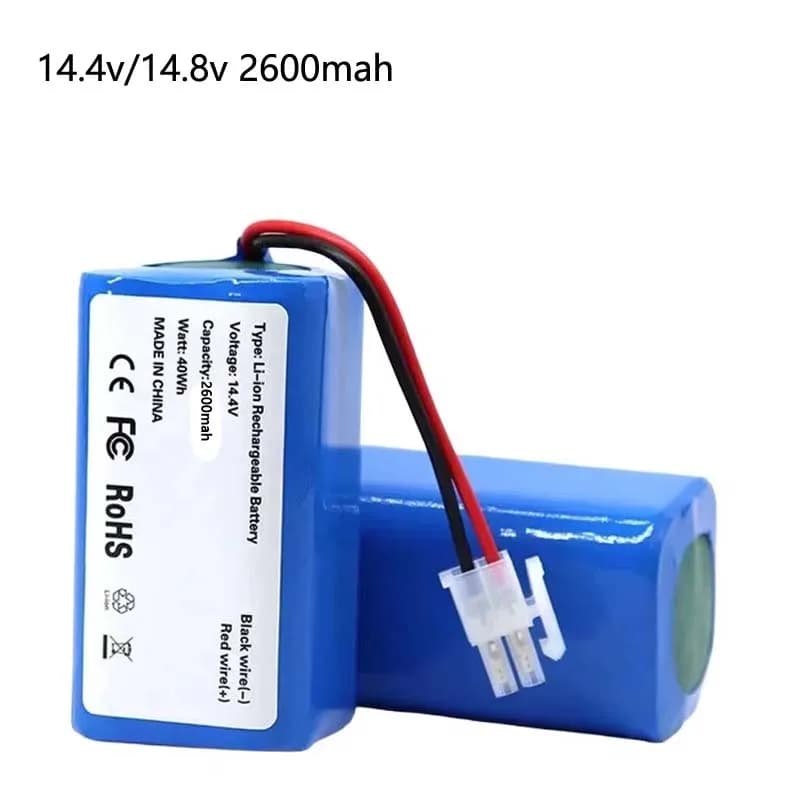 14.4/14.8V 2600mah Lithium Battery for ILIFE A4 A4s V7 A6 V7s Plus Robot Vacuum Cleaner INR18650 M26-4S1P Battery