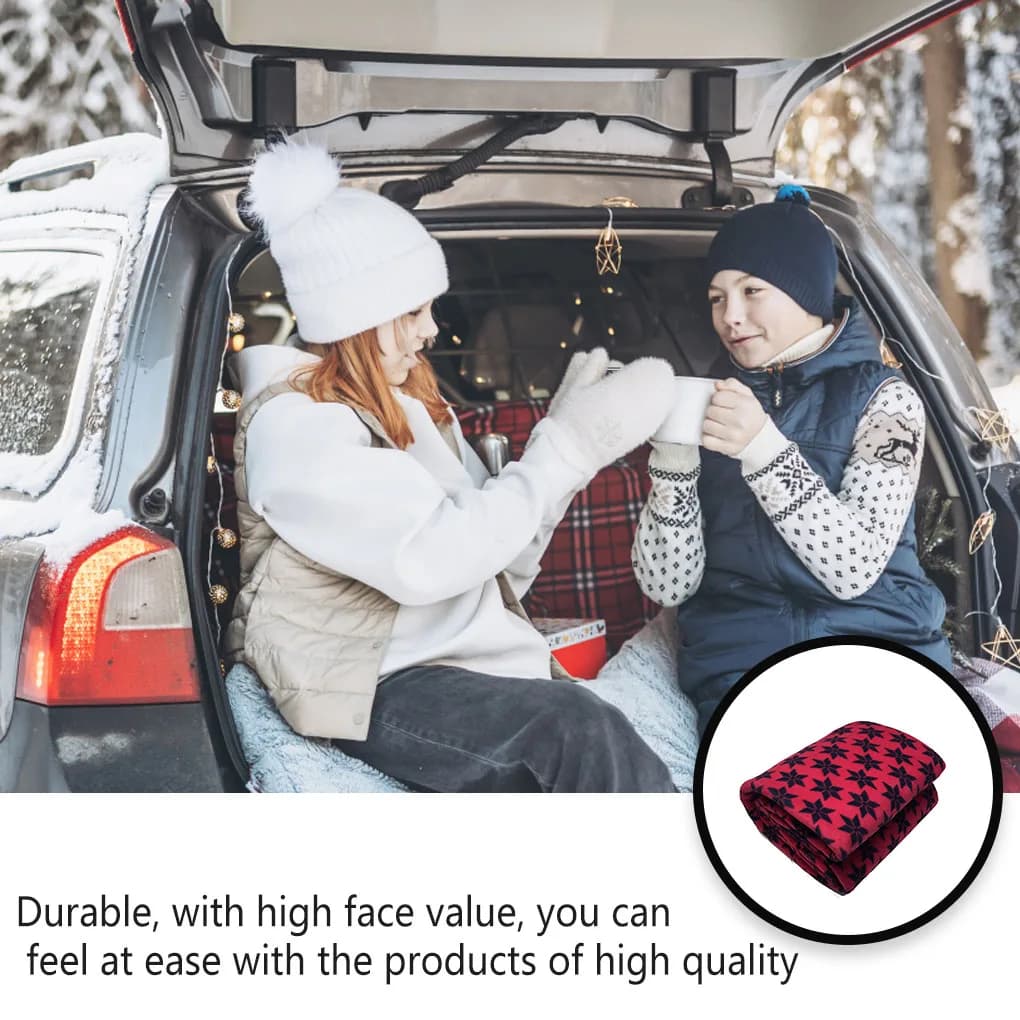 Coperta riscaldante elettrica per auto invernale Coperte Riscaldamento regolabile a temperatura