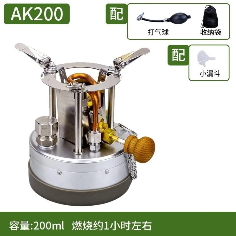 Adjustable Self-pressurized Alcohol Stove, Anti-wind Portable Camping Stove