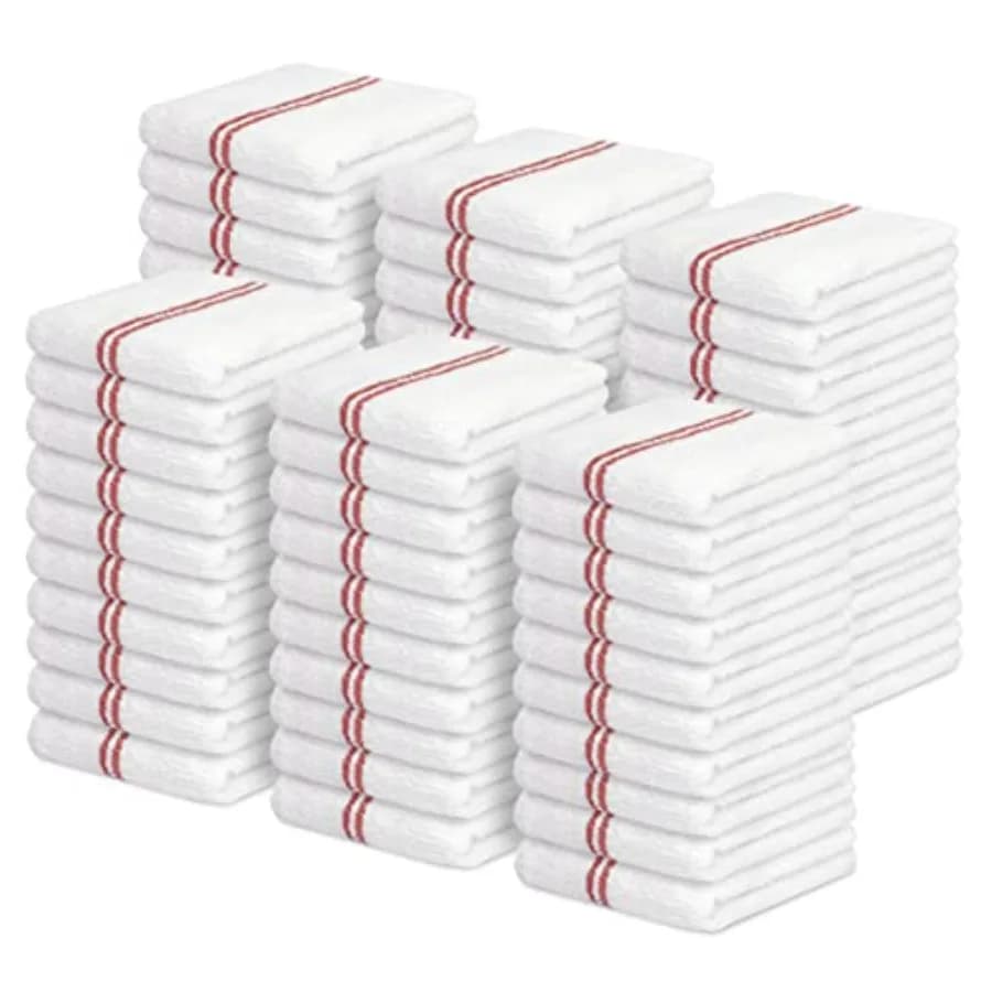 Panni in spugna Terry per la pulizia, formato conveniente 16"x19", assorbenti e resistenti, panni multiuso in cotone per la pulizia, panno in spugna Terry