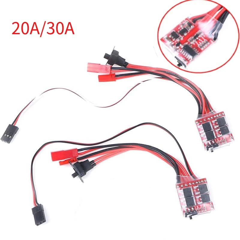 ESC Motor Speed RC ESC 2KHz Forward Reverse Brush Brake RC 2S per Controller Boat Car Prototank Top Regulator 20A ESC 30A nuovo