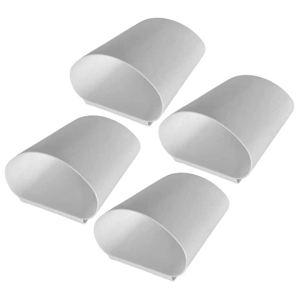 Set of 4 Small Suspended Containers, Plastic Organizing Baskets Resistant for Carts, Accessories for Trolleys, Makeup Brush Door