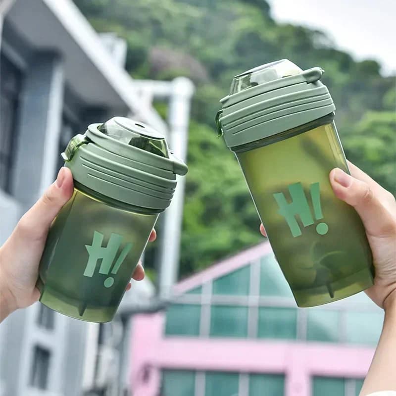 500ml Shaker bottle for Protein, Anti-skid, for Gym, Fitness, Sports Training, with Free Scale
