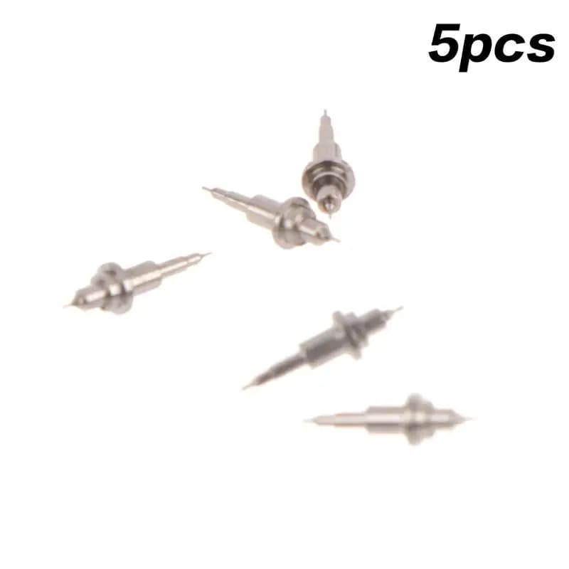 5Pcs Universal Compatible Pocket Watch Balance Wheel Axle Cores Sharp Pendulum Pivot Axis for Watch Repair Parts