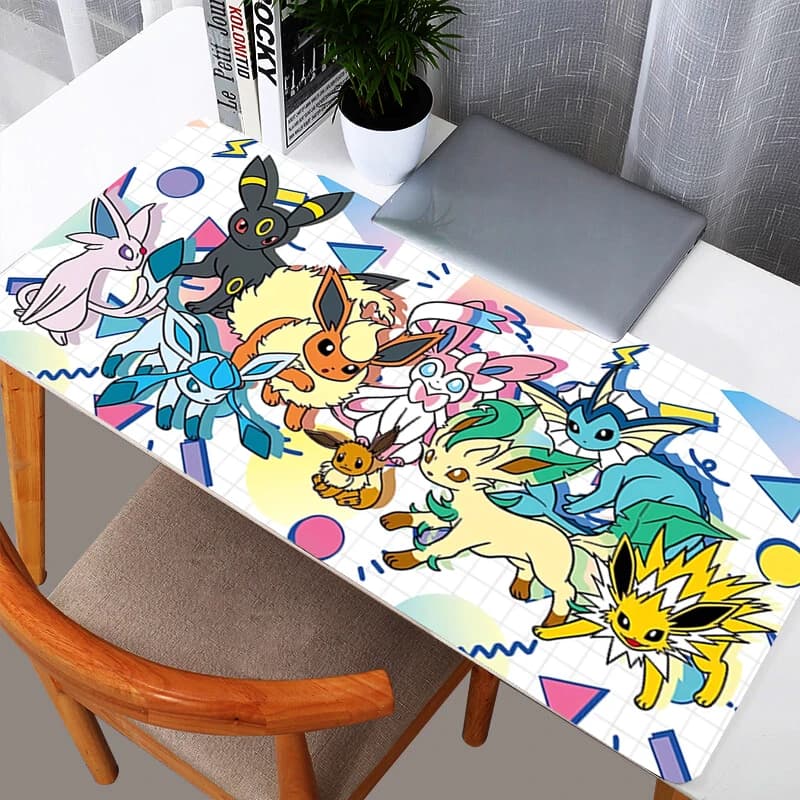 Mouse pads Anime Gaming Pokemon Pikachu Accessories Mousepad Gamer PC Complete Keyboard for Computers Durable Desk Mat Varmilo