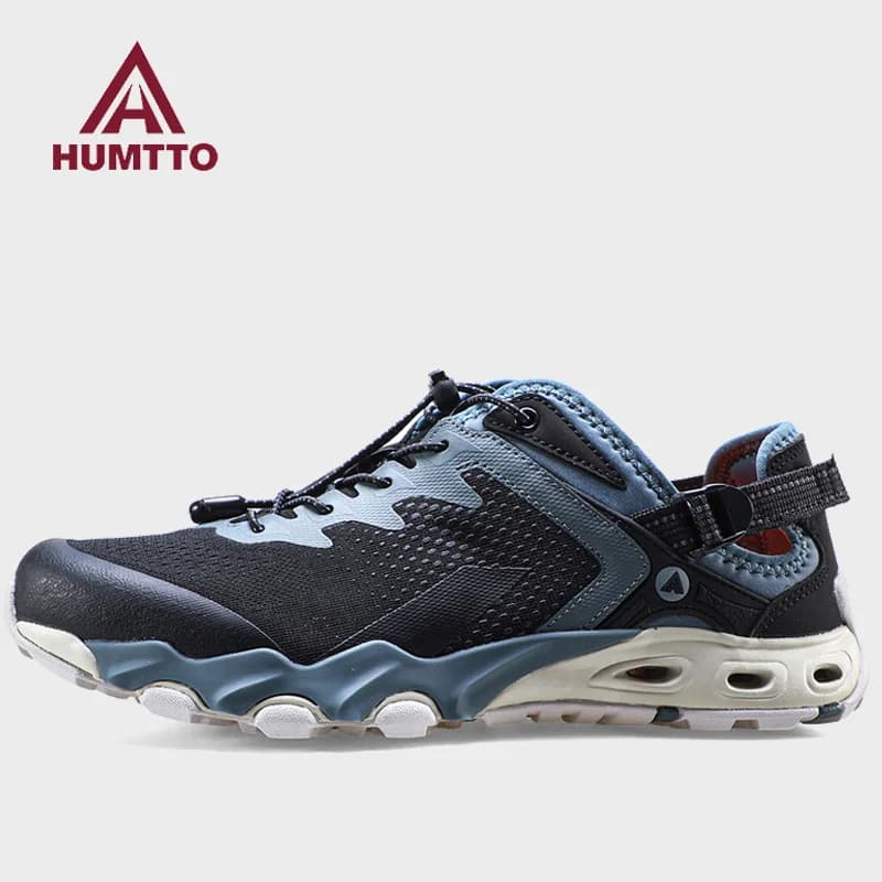 Scarpe da acqua Humtto Upstream da uomo, scarpe da trekking traspiranti in rete a rapida asciugatura, scarpe sportive da esterno per trekking e wading.