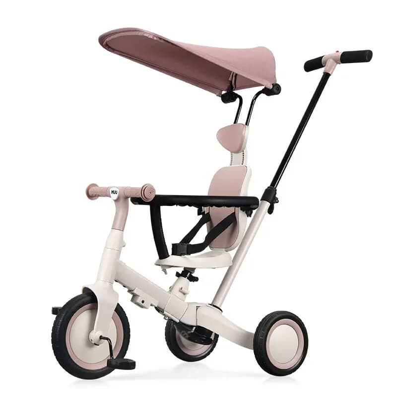 Triciclo per bambini 3 in 1 Pedale per bici con equilibrio a 3 ruote per bambini Bicicletta per bambini con maniglia di spinta per trike per passeggino per ragazzi e ragazze