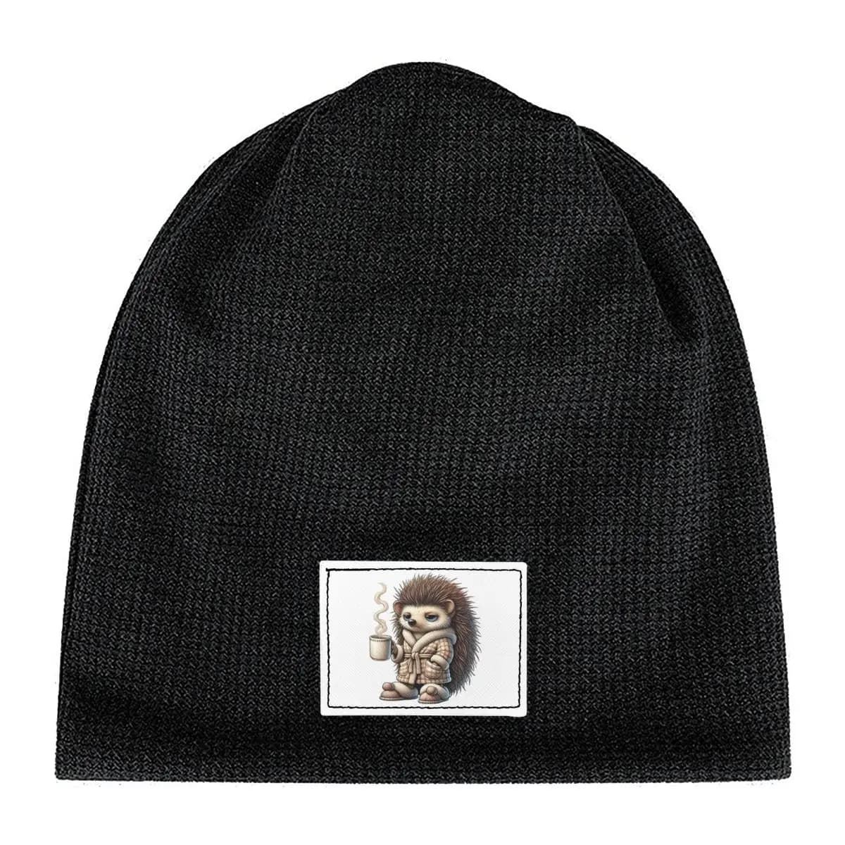 Berretti con teschio di riccio stanco Cappelli caldi autunno inverno Cappellino da esterno foderato in pile per uomo donna adulto