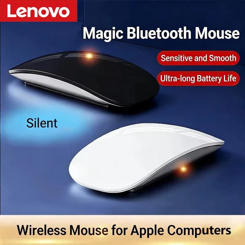 Mouse Bluetooth Wireless Multi-Touch Ergonomico Silenzioso con Ricarica Type-C Portatile per Laptop Ufficio Gaming Universale