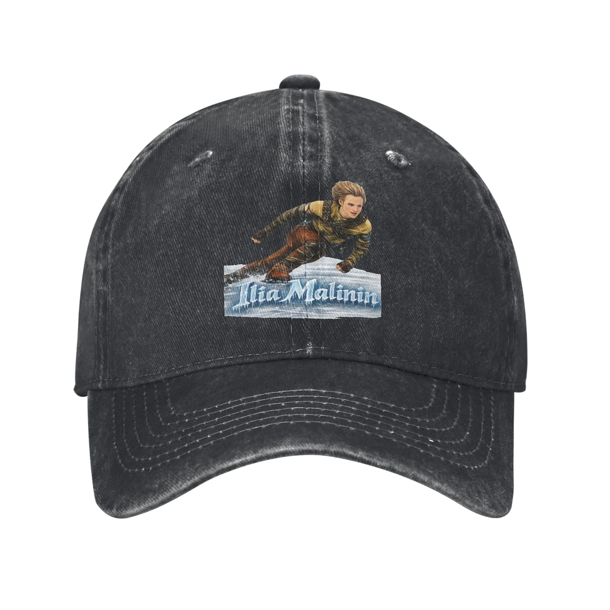 Cappellino da Baseball con Design Pattinaggio Artistico su Ghiaccio di Ilia Malinin, Cappelli Trendy Hip Hop Estivi per Uomo e Donna, Stile Kpop Rock