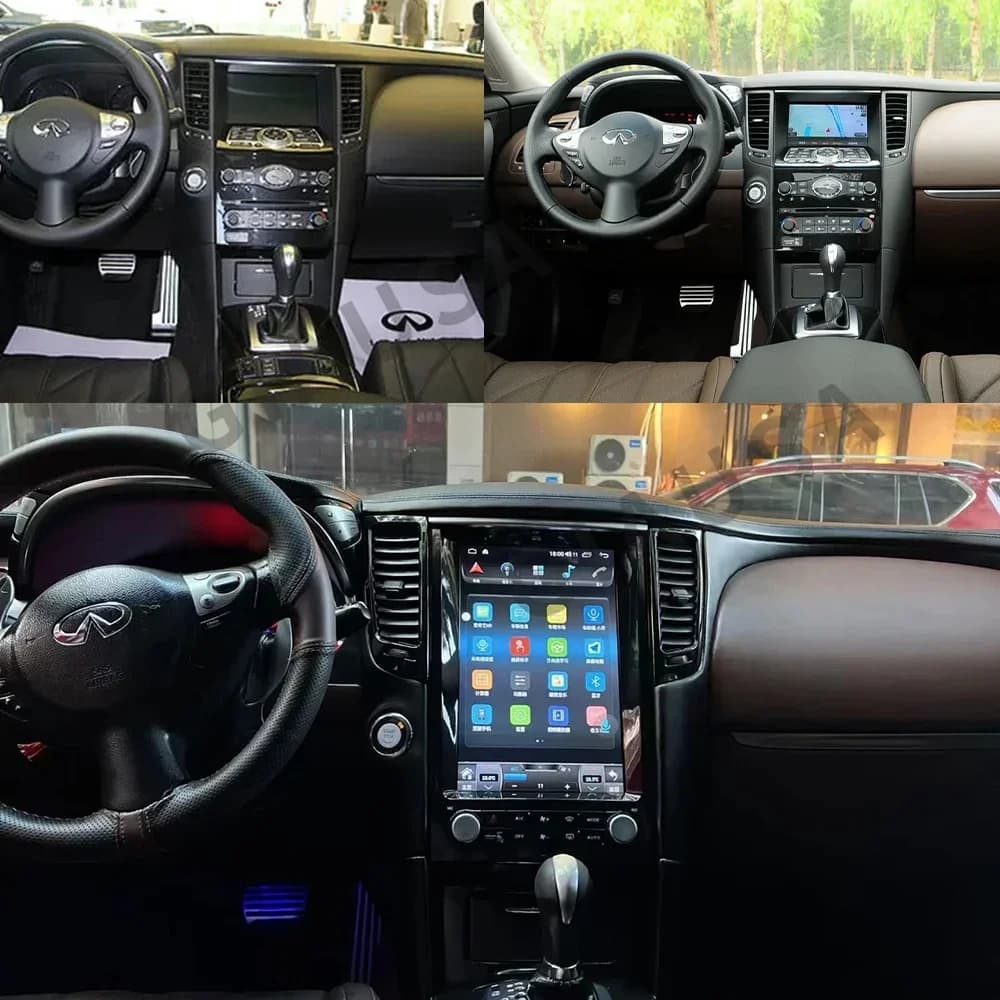 Carplay For Infiniti FX35 FX37 QX70 2009-2015 Android14 Auto Stereo HeadUnit Car Multimedia Player Radio Tape