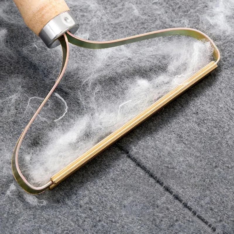 Portable Lint Remover Manual Hair Shaver Double Sided Clothes Carpet Coat Scraper Fuzz Pellets Cleaner Tool for Pet Hair