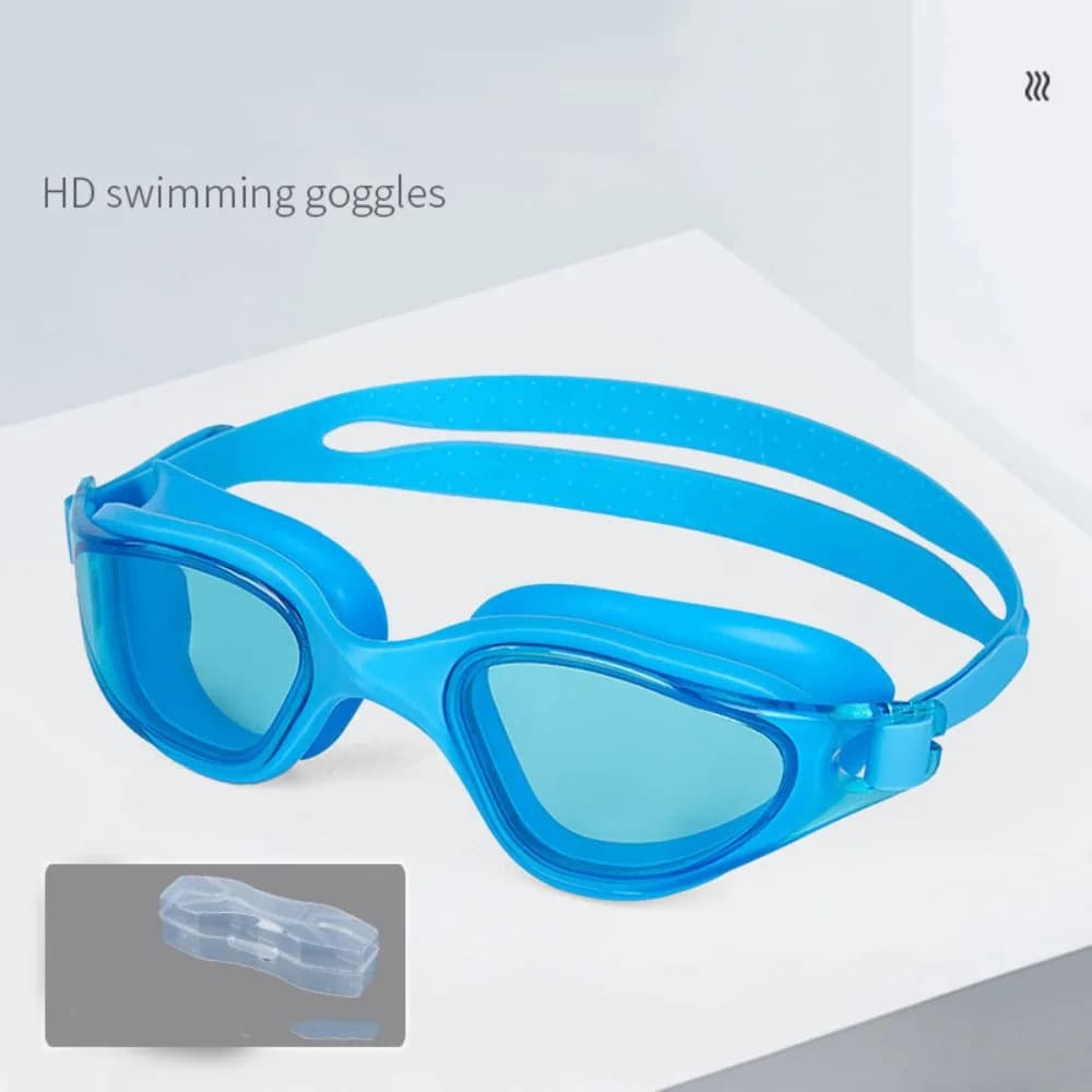 Anti-fog PC Diving Occhialini, Nuoto Occhialini Impermeabili Anti-fog, Electroplated Swimming Eyelets with Wide Visual and UV Protection