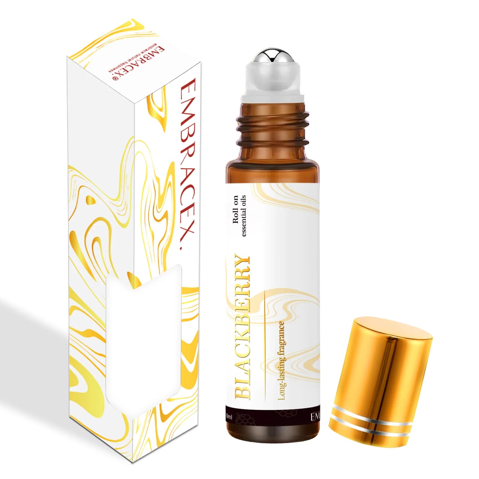 Car diffuser with scent fragrance of 10 ml essential oil of long-lasting roll-on essential oils Aromatherapy Car gifts
