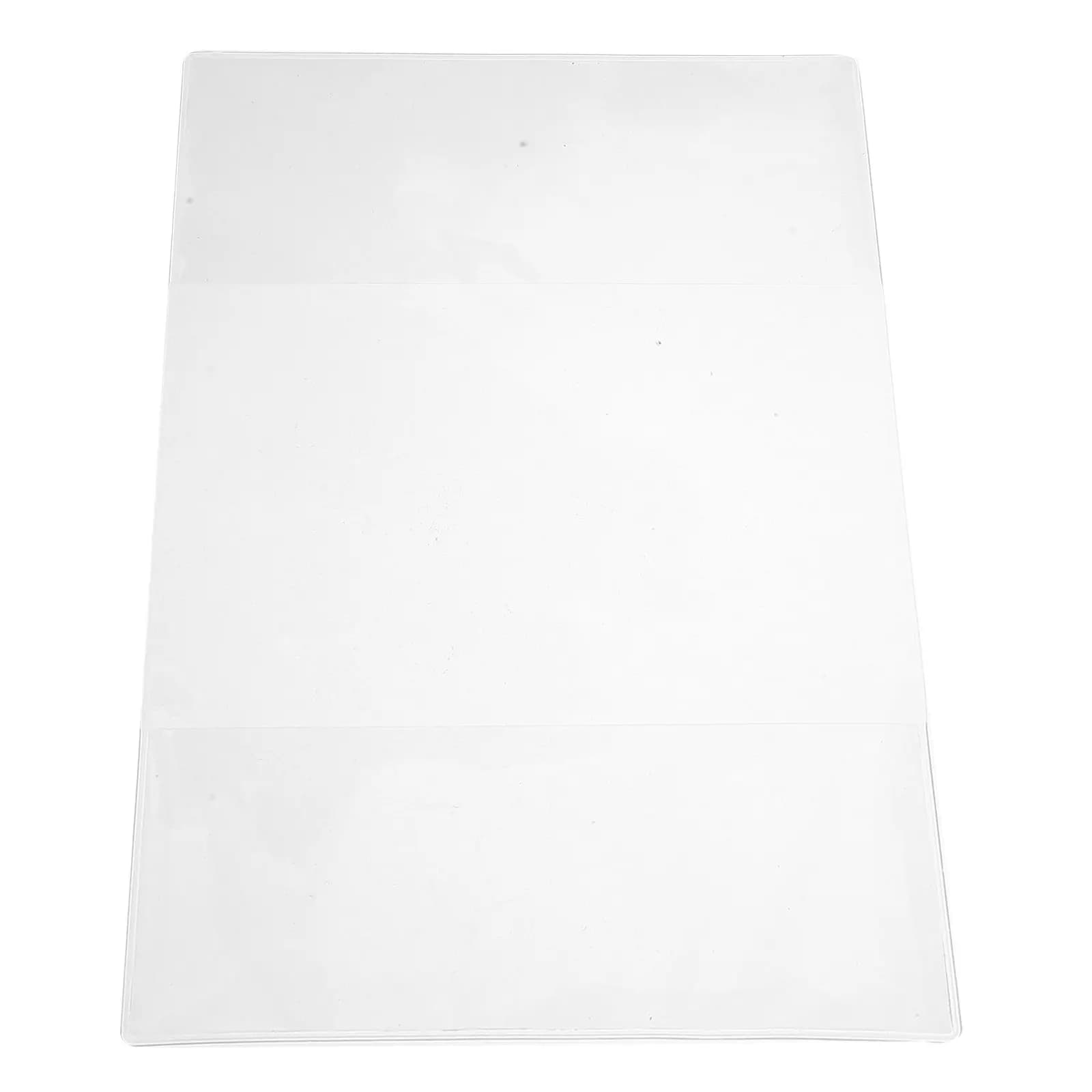 Copertina Protettiva Trasparente in PVC A6 per Libri, Planner, Quaderni a Fogli Mobili, Scrapbook, Protezione per Libri, Copertina per Quaderni