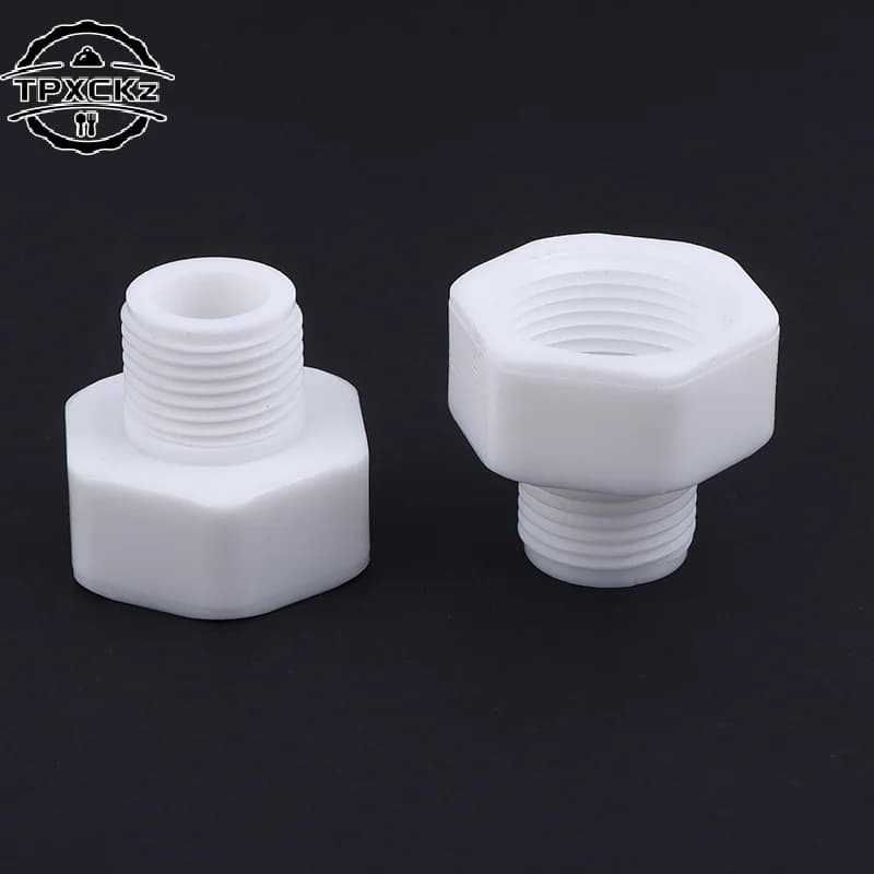 2Pcs 1/2" 3/4" Male/Female Thread Bushing Connector Equal/Reducer Nipple Joint Aquarium Tank Garden Water Pipe Connector