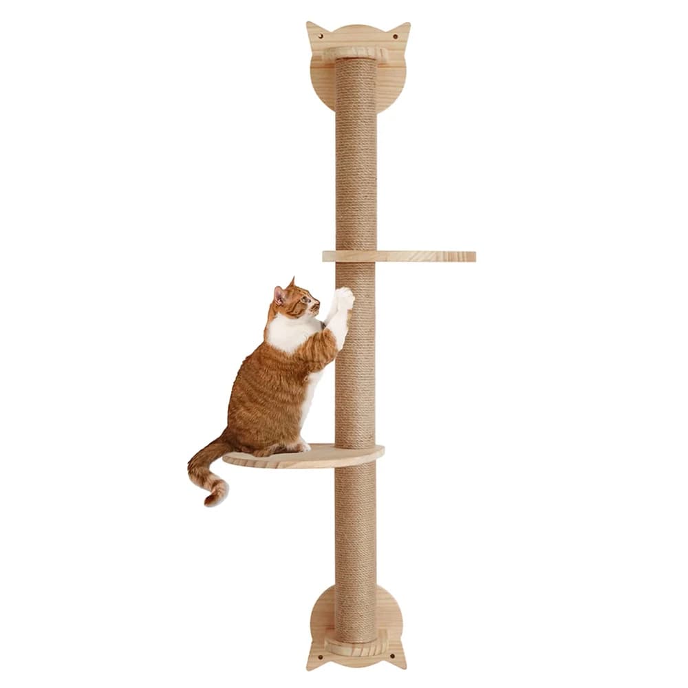 41In tiragraffi with tiragraffi 2 cutters wall platforms Sisal Scratcher hammock for kittens Climb Play Rest