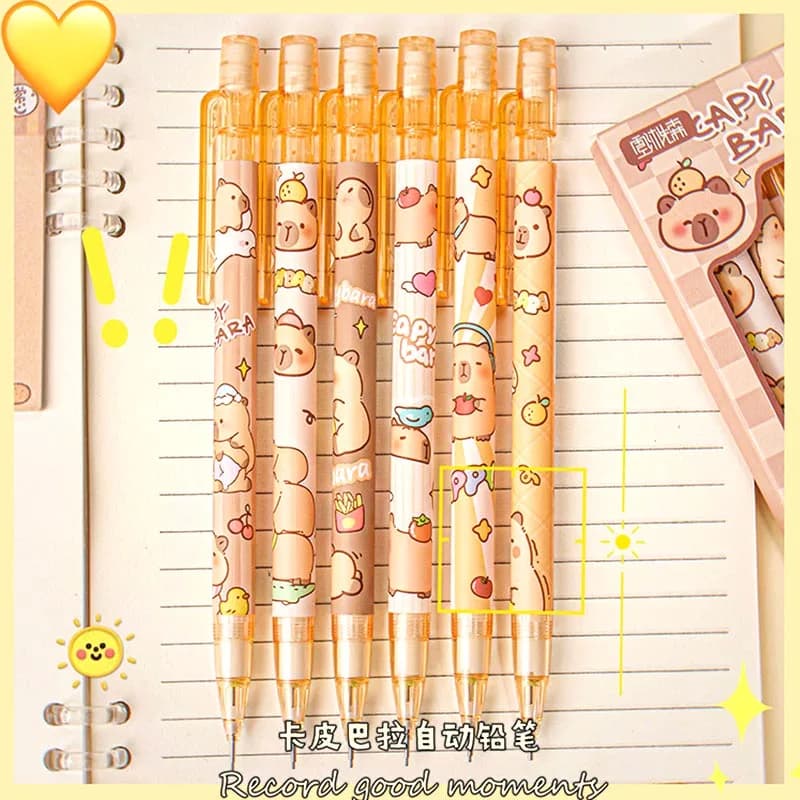 36pcs/lot Kawaii Cat Paw Mechanical Pencil Cute Sumikko Gurashi 0.5/0.7MM Drawing Writing Automatic Pen School Supplies