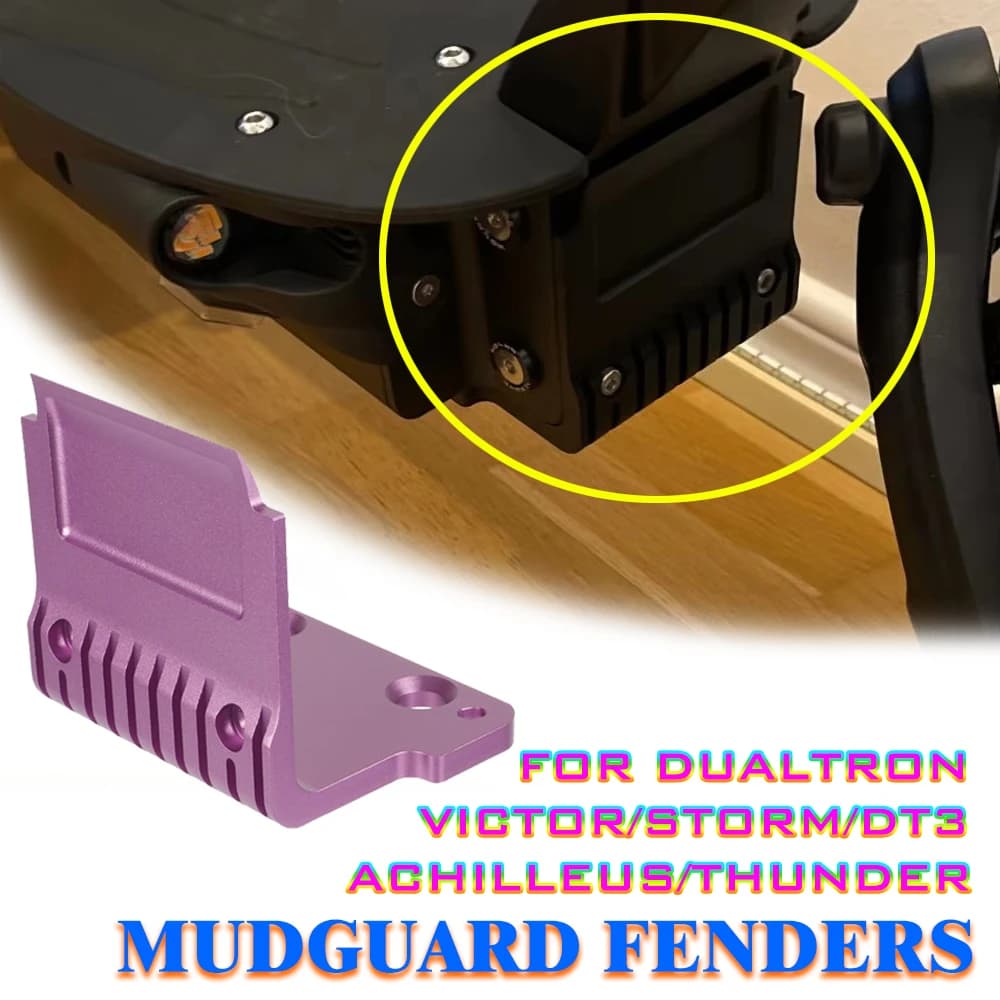 Parafango deflettore anticollisione parafango addensato in alluminio parte modificata per scooter elettrico Dualtron Thunder/Victor/Achilles/DT3
