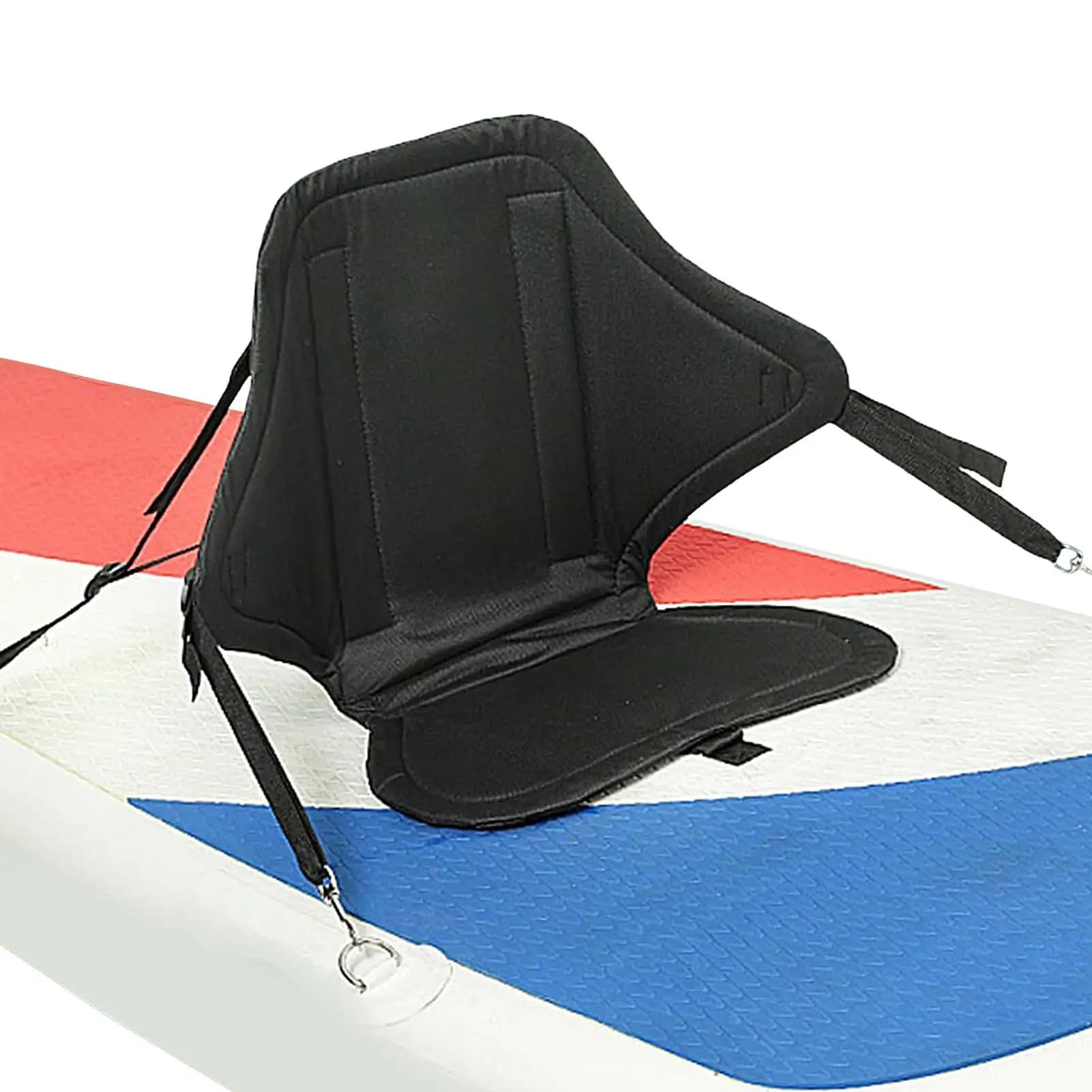 Sedile di ricambio per kayak Sedili per paddle board con supporto per la schiena Sedili di ricambio regolabili imbottiti con custodia per il campeggio