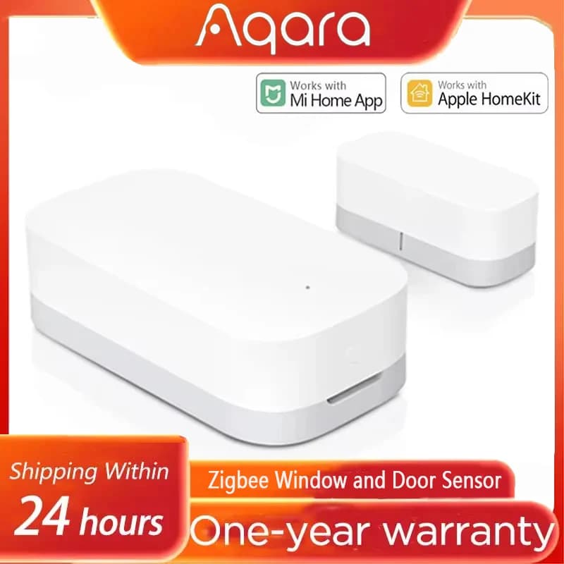 Aqara Zigbee Sensore per porte e finestre Mini sensore per porte wireless Sensore per gateway di allarme intelligente Sensore per porte e finestre wi fi Mijia Mi Home