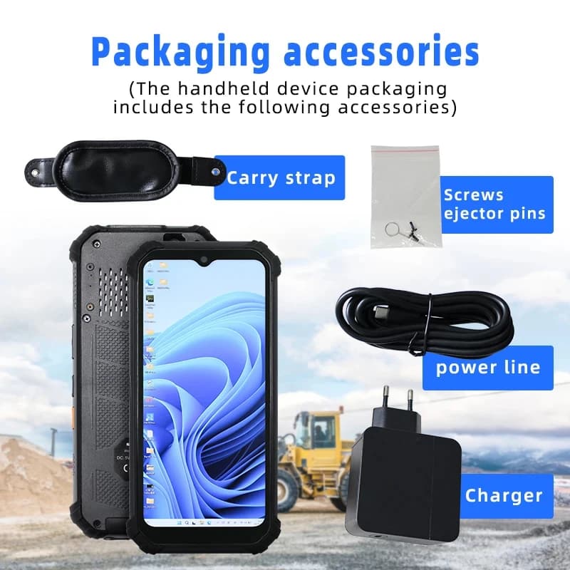 16GB+512GB Windows PDA 6.5 inch N100 Tablet Optional Barcode Reader Scanner Charging Cradle Rugged Handheld Terminal