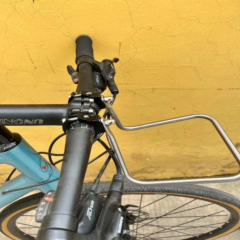 304 stainless steel bicycle rack, sturdy, durable, lightweight, bicycle bag holder, bicycle accessories