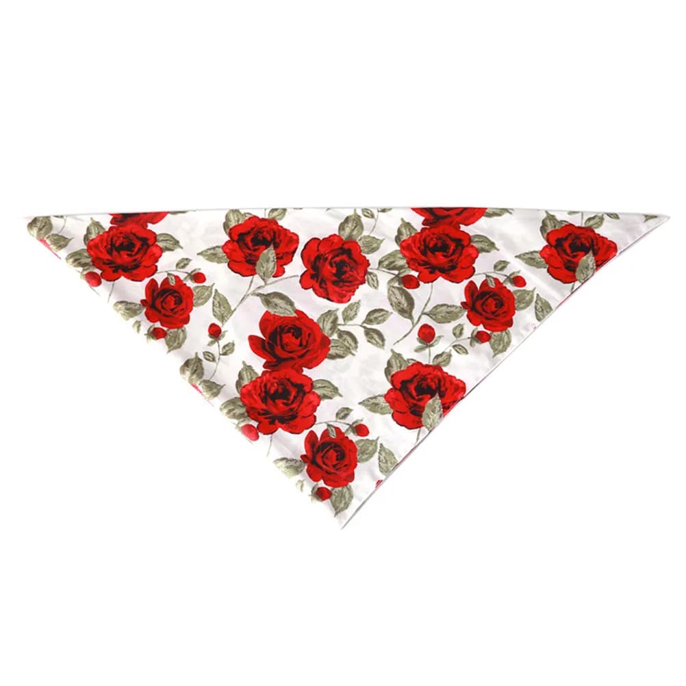 2 Pezzi Bavaglino Decorativo a Forma di Rosa per Cani, Grembiule Antisaliva Carino per Cuccioli e Cani, Outfit per Feste di Compleanno, Lavabile, Materiale Premium