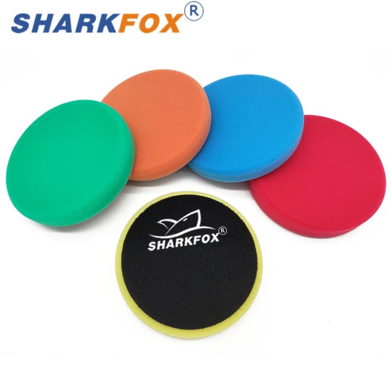 Sharkfox 5 "(125mm)/6"(150mm) tamponi per lucidatura lucidatura per auto tampone per lucidatura piatto per auto per lucidatura tampone per auto DA/RO/GA/cera