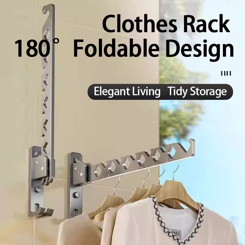 Wall-mounted wall-mounted wall-mounted wall-mounted clothes rack