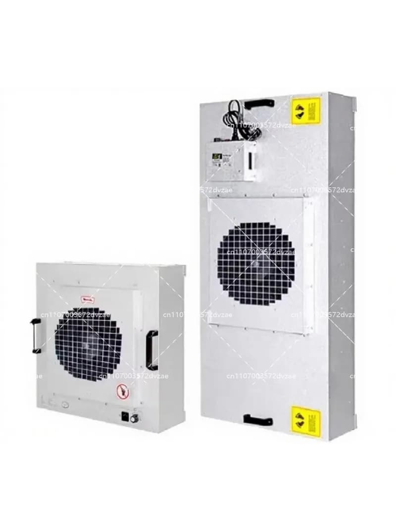 FFU High Efficiency Air Purifier, 100/1000 Class Laminar Flow Hood, Dust-Free Workshop Ultra-Clean Workbench Clean Shed