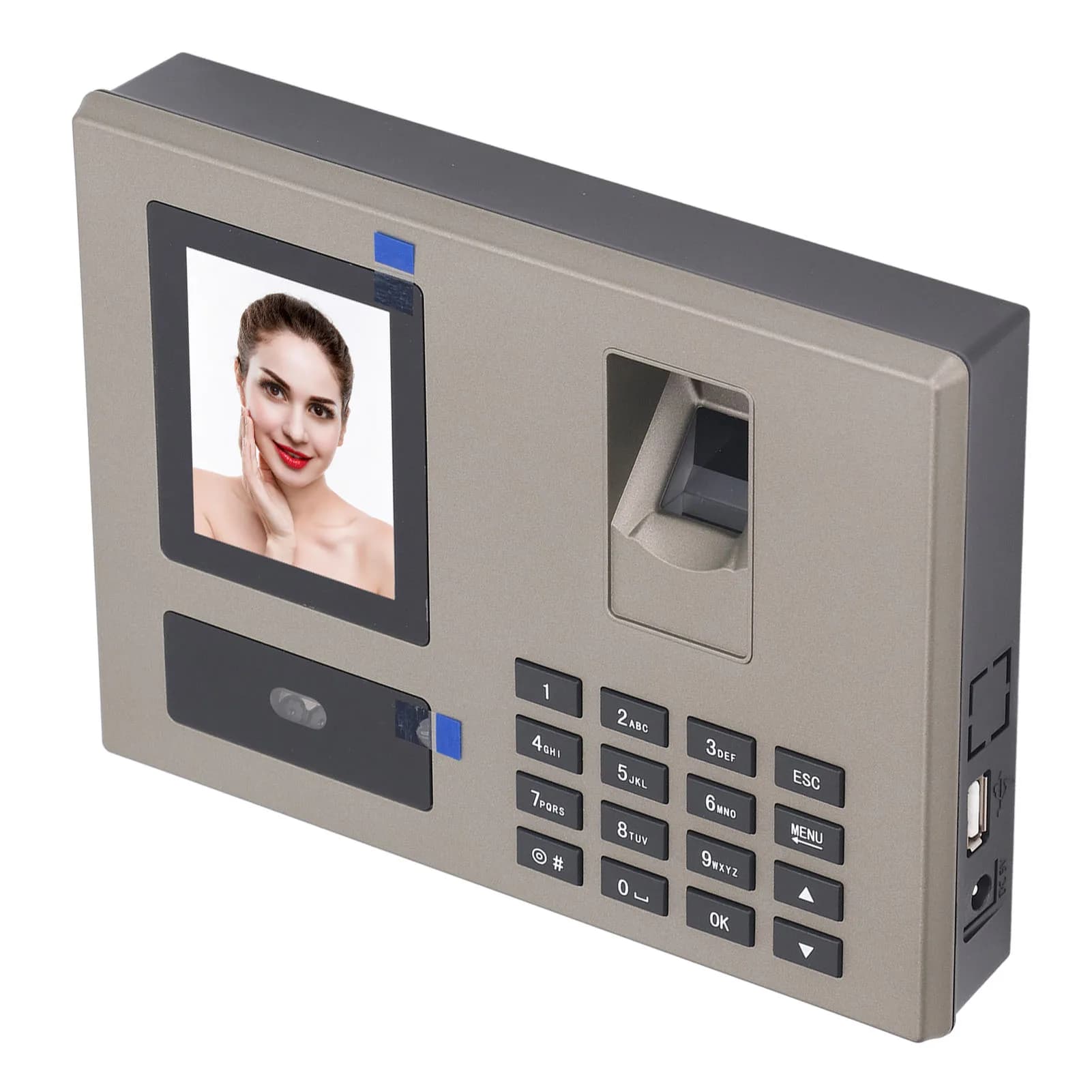 Macchina per la Rilevazione Presenze Dipendenti con Impronta Digitale, Riconoscimento Facciale Biometrico, Timbratura con PIN e Controllo Presenze Biometrico