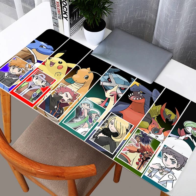 Carpet for Mouse Grande Pokemon Pikachu XXL, PC Desk Mat, Gamer Office Mat, Gaming Table and Keyboard Accessories, Mousepad Resistant