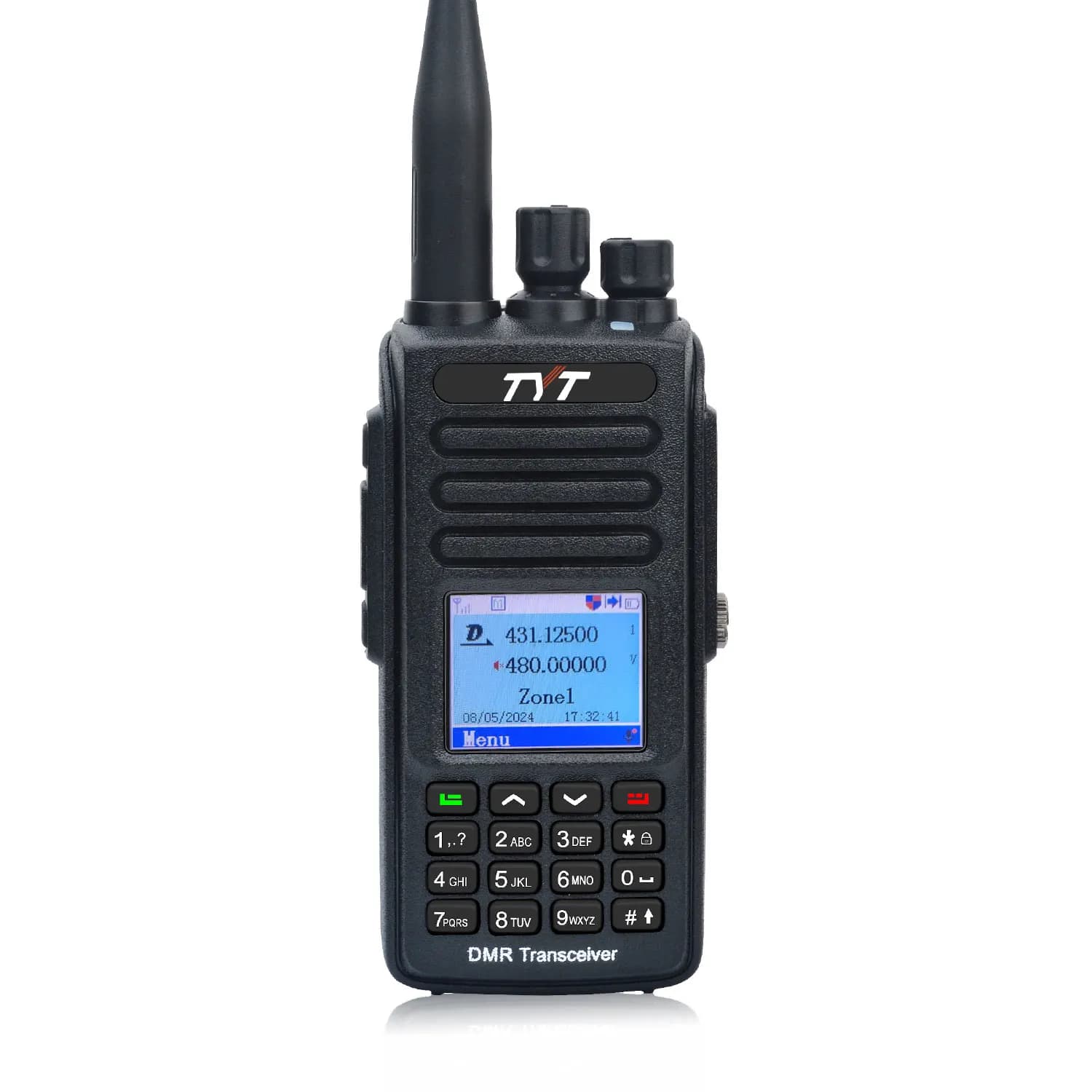 TYT MD-UV390 GPS 10W IP67 impermeabile Dual Band AES256 crittografia Record DMR Digital Analog Walkie Talkie con batteria 2800mAh USB-C
