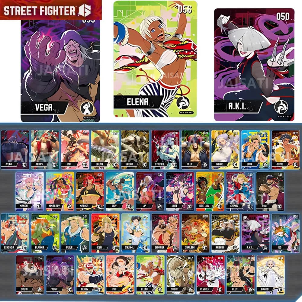 Street Fighter 6 Series 2 nfc cards Add 8 additional roles Terminal Wallpaper photo frame Clothing color for switch