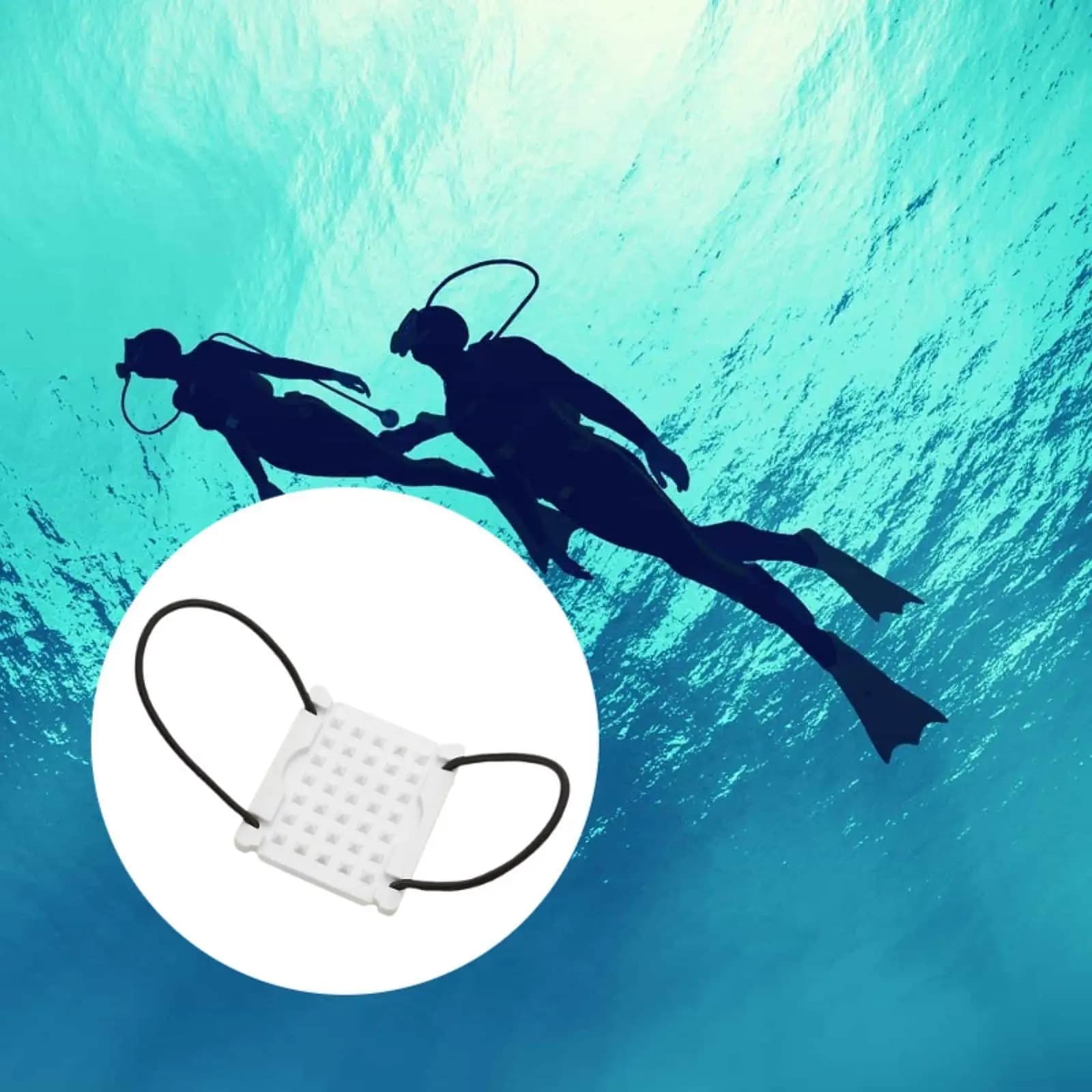 Accessorio per Immersioni Subacquee: Fibbia di Fissaggio BCD con Cinghia per Piastre di Zavorra, per Cintura Attrezzatura Subacquea