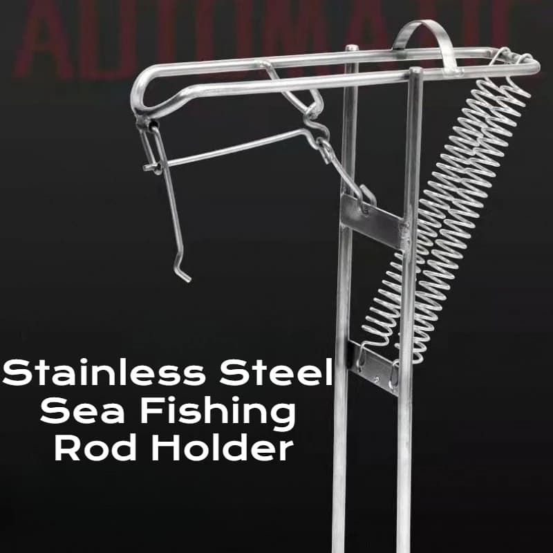 1PC Fishing Rod Racks Fishing Dry Bracket Lifter Ground Plug High Sensitivity Spring Bracket Sea Rod Rack Fishing Accessories