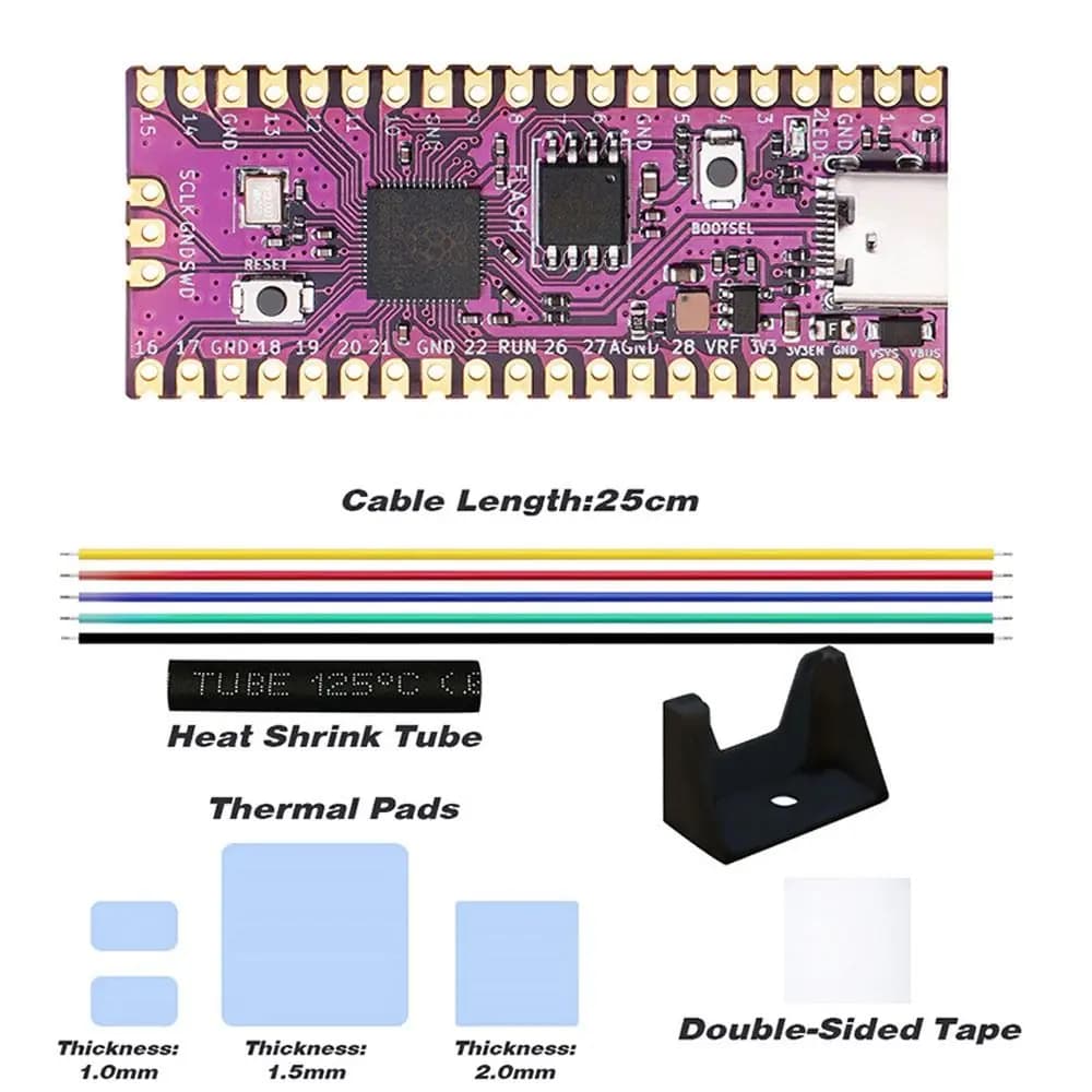 For Raspberry Pi Pico Board Picoboot IPL Modchip replacement and SD2SP2 adapter card reader for Nintendo GameCube