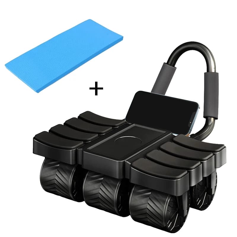 8 Elbow Support Wheel Core Strength Training Multifunctional Machine With 6 Wheel Timing Automatic Rebound Ab Wheel Roller
