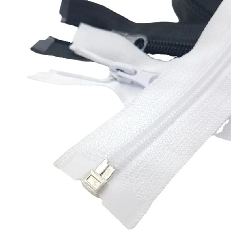 10 pieces/lot 5 # 180 cm 70,86 inches long nylon spool black white sleeping bag curtain crafted jacket accessories for sewing diy