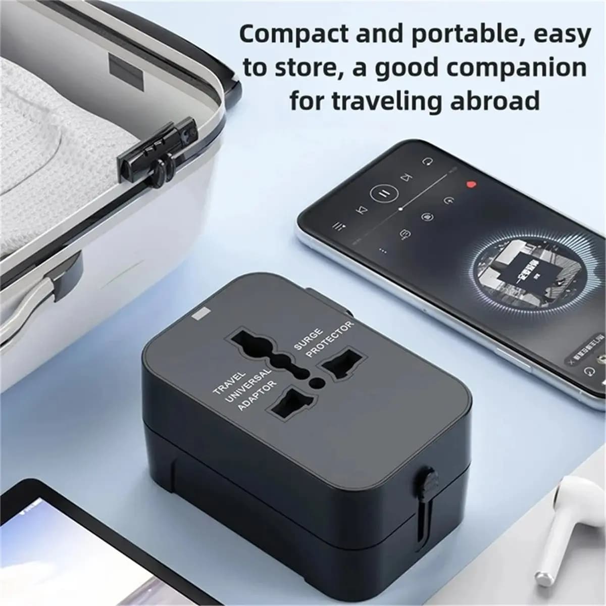 Universal Travel Adapter EU US UK AU AC Power Charger Adapter Plug Adapter Connector with USB TypeC Port