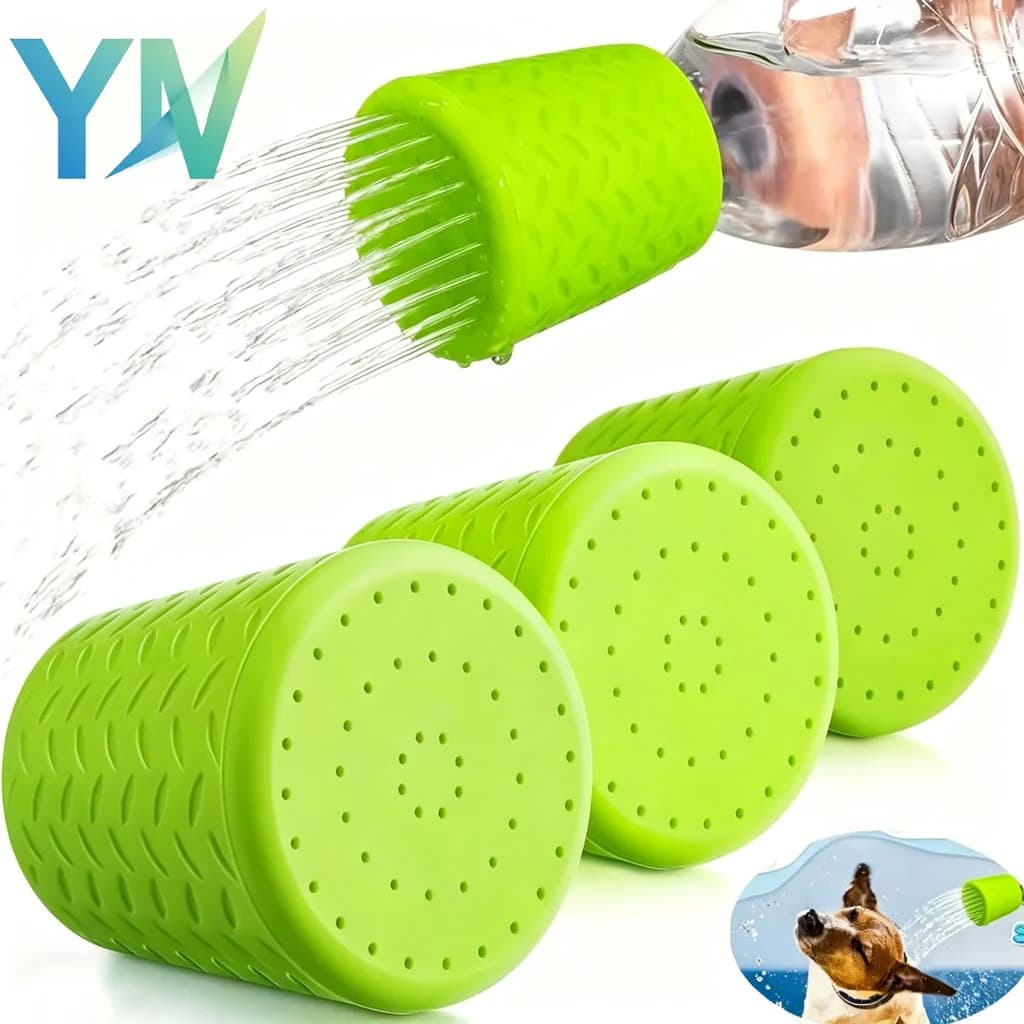 1-20PC Outdoor Portable Pet Shower Sprayer Multi Spray Pattern Handheld Dog Cat Bathing Cleaning Nozzle for Travel Camping Tools