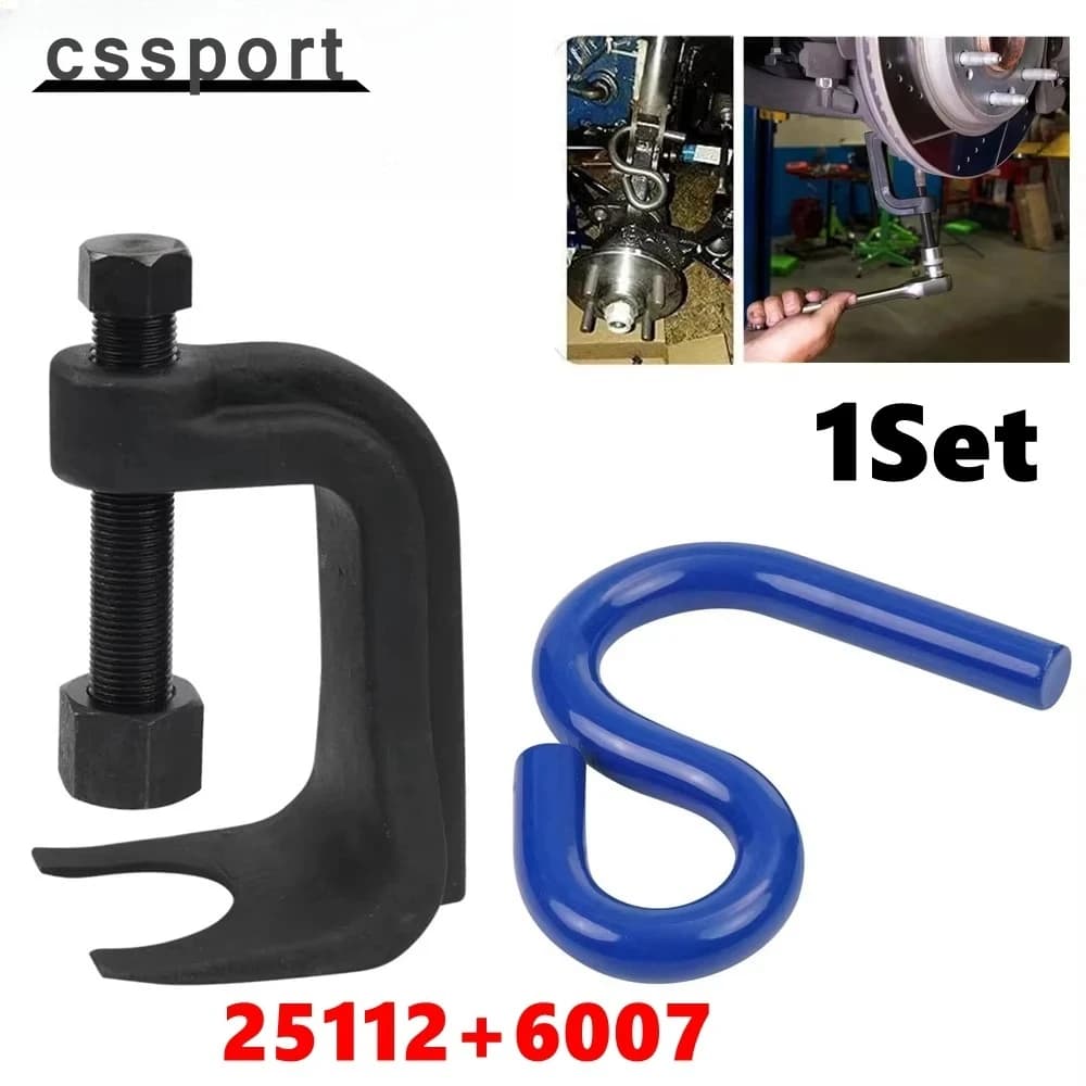 Set of 1 tool for lower oscillating arm lever 6007 and specialized tool kit for separation of 25112 spherical joints for cars, trucks and SUVs