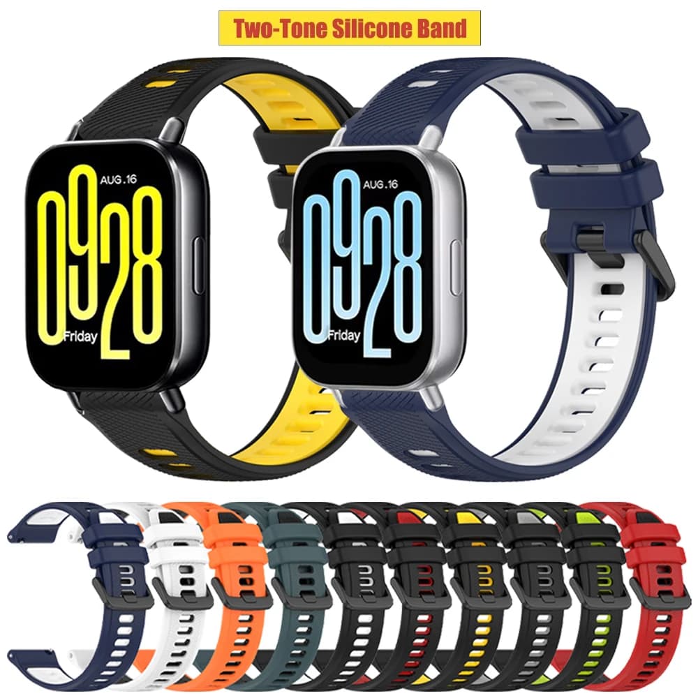 1 pz 22mm cinturino sportivo in silicone per REDMI Watch 5 Lite cinturino per Redmi Watch 5 accessori braccialetto Smartwatch attivo Correa
