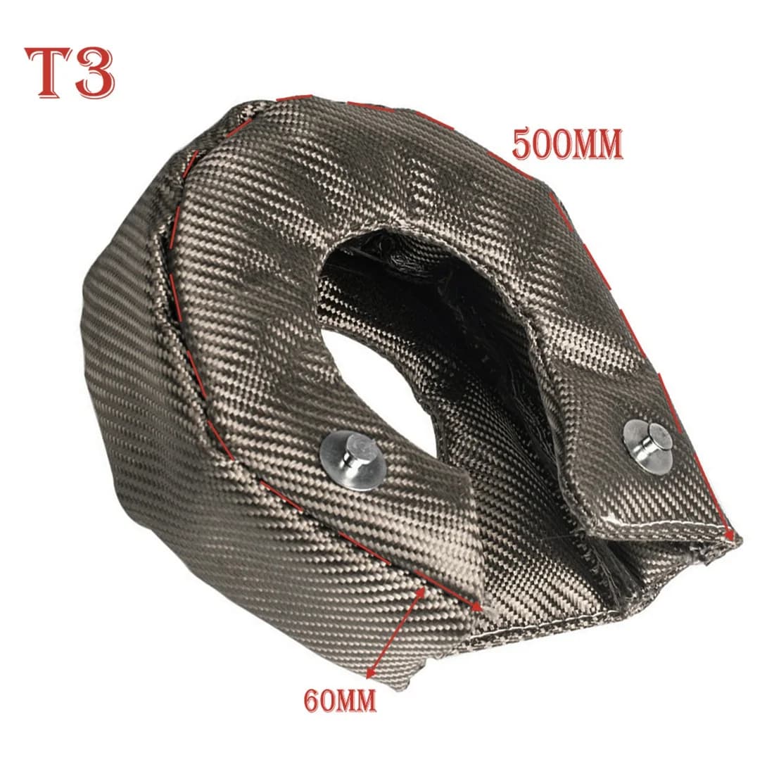 Customer Favorite Racing Turbo Blanket Heat Shield Cover With Locking Spring