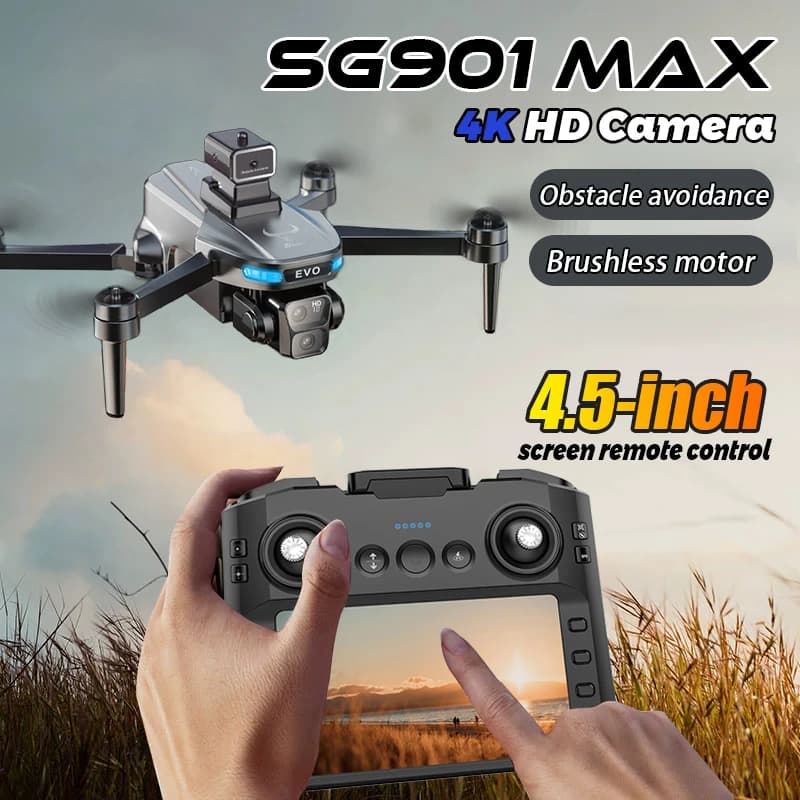 ZLL Sg901Max Beginner Drones RC Aircraft Obstacle Avoidance Dual Camera for 8k Aerial Photography for Remote Control Flying