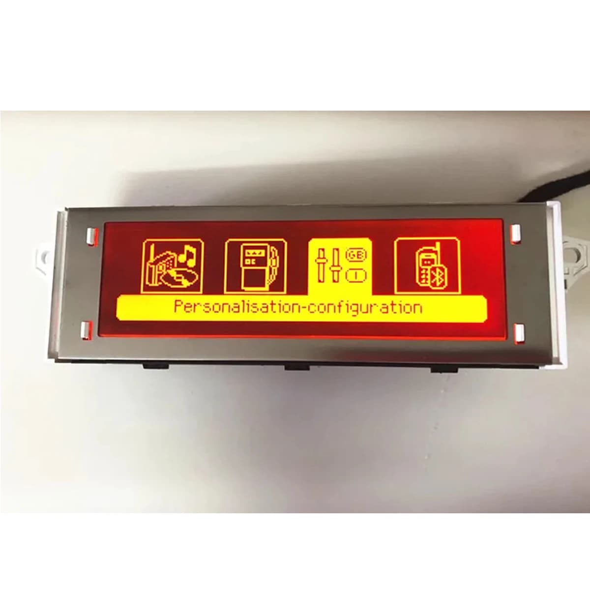 Original USB Bluetooth 4 menu Display Monitor Red 12 pin for Peugeot 307 407 408 for citroen C4 C5